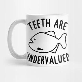 Teeth Piranha Bites Chasing Carnivorous Fish Mug